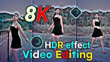 Trending Alight Motion HDR Blue 🔵 Effect Editing Video | New HDR Cc Effect | Technical Asmatali