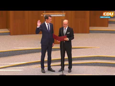 Vereidigung von Ministerpräsident Hendrik Wüst (28.06.2022)