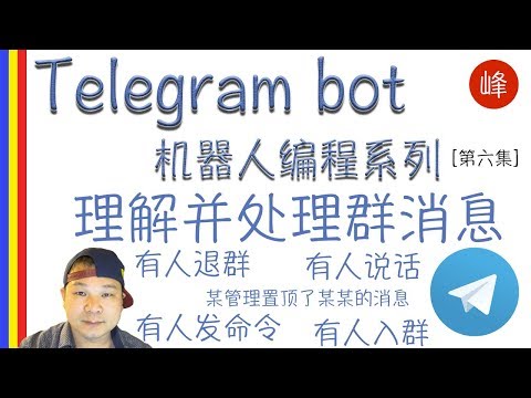 [Telegram bot 机器人编程系列] 理解群消息的格式， 判断群消息的来源和处理有人入群， 有人被踢等[第六集]