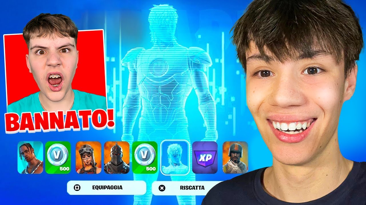 Rubo l'ACCOUNT di un BIMBO e lo FACCIO BANNARE! 🤬(ARRABBIATO) su Fortnite