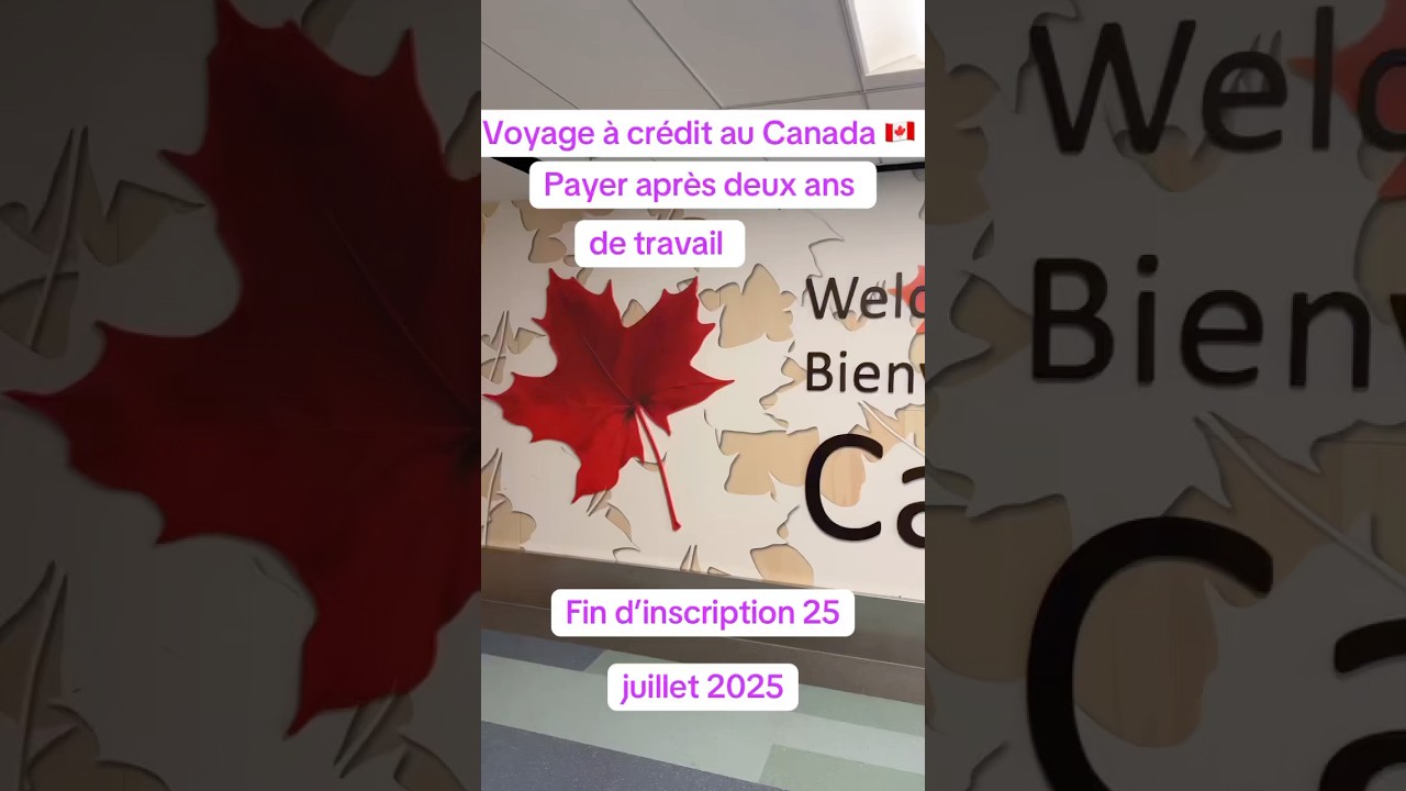 Voyage à crédit au Canada. Décroche ton visa en cliquant ici👉🏼