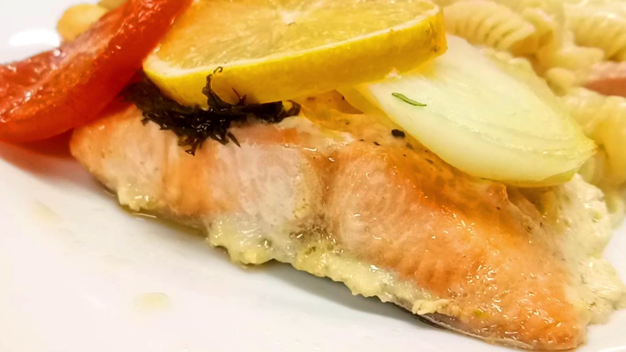 How to cook easy pan Baked Salmon recipe 2020 - YouTube