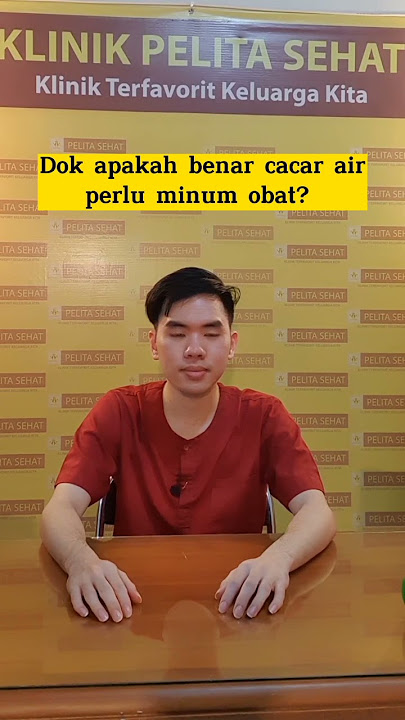 Apakah cacar air perlu minum obat? Yuk simak penjelasannya😊