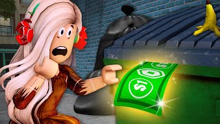 A DOLLAR Turned Her Into A TRILLIONAIRE! (A Roblox Movie)