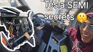 Tesla SEMI truck, looking inside the FRUNK, first impressions!