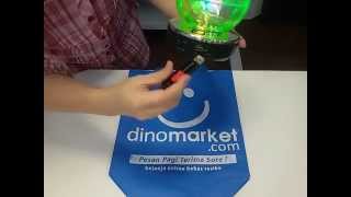 Speaker Lampu Disco Mp3 Player   Radio - Transparant