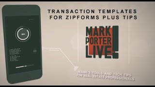 Transaction Templates ZipForms Plus Tips