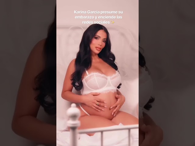 Karina García presume cómo avanza su embarazo y desata comentarios