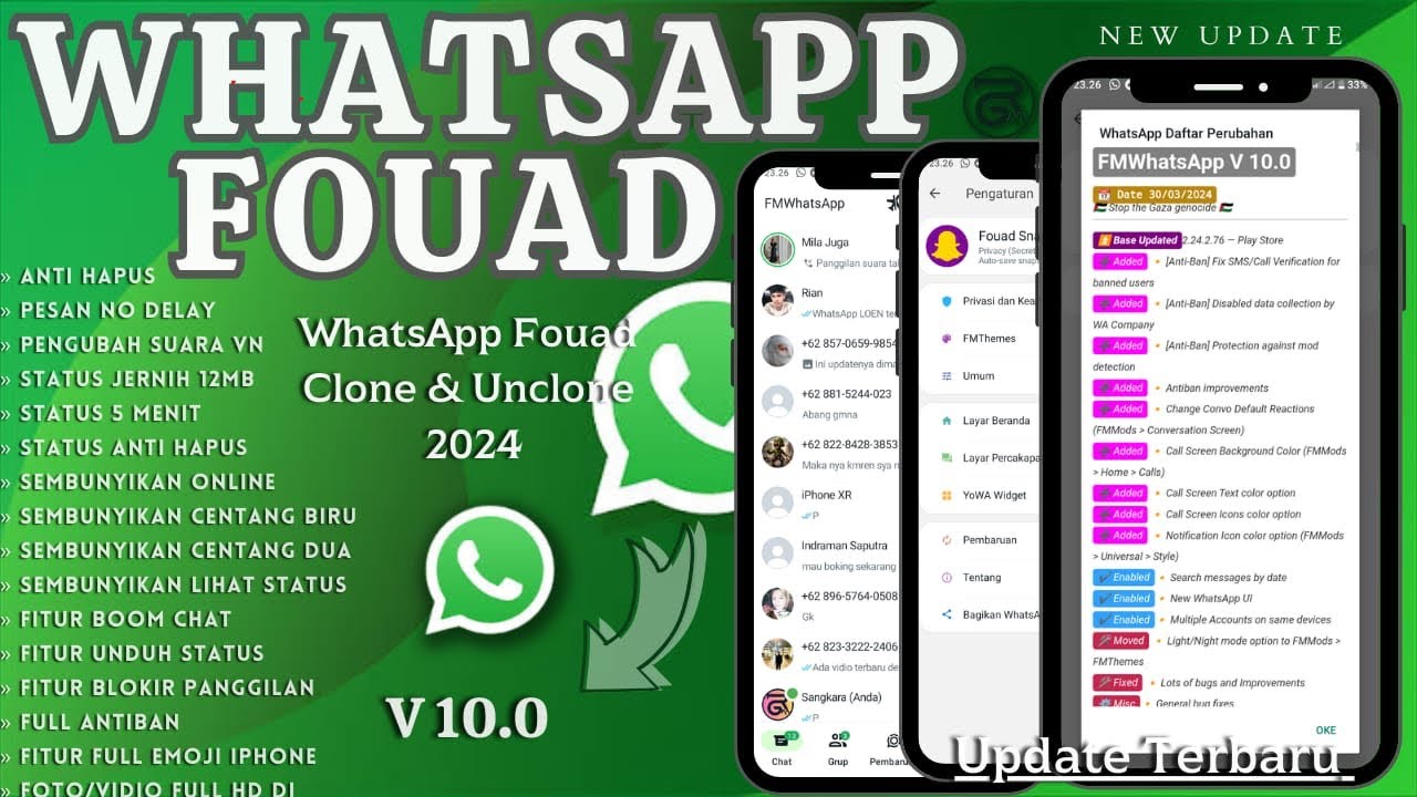 FOUAD WHATSAPP UPDATE TERBARU 2024 WhatsApp fouad terbaru 2024