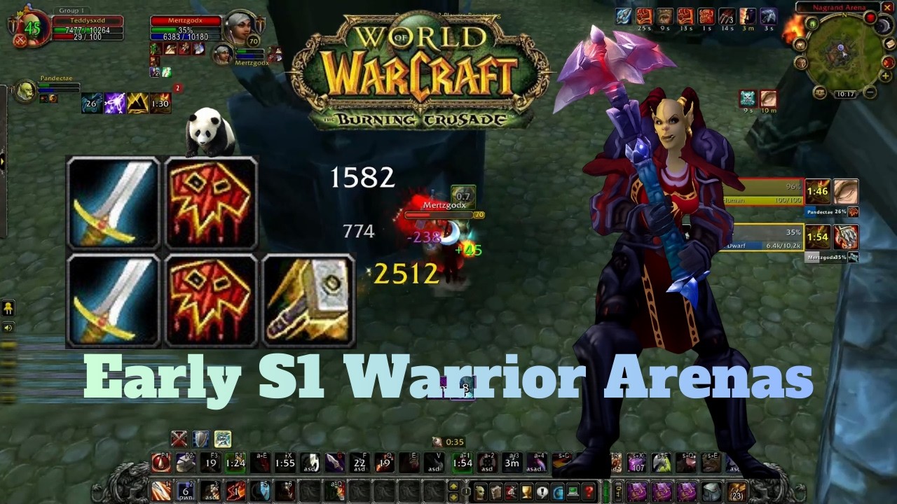 TBC Anniversary Early Season 1 Warrior 2v2 and 3v3 Arenas ft. Pandectae & Retti