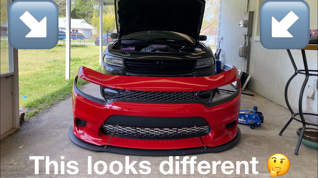 Scat Pack Bumper Swap !!