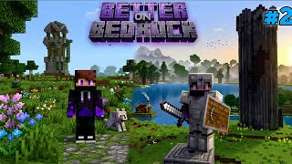 Minecraft play better on BEDROCK mod and world explorer new monsters fight