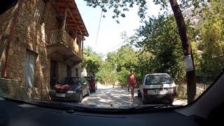 Kato Zachlorou (Κάτω Ζαχλωρού), Achaea, Greece - onboard camera