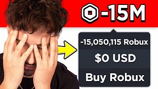 I Lost $15,000,000 Robux...