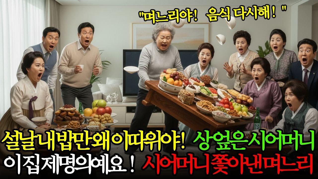 시어머니가 명절 상을 엎은 진짜 이유 61세 며느리가 발견한 충격적인 진실 인생사연 고부갈등 명절이야기 명절가족이야기 설날 시어머니 오디오북