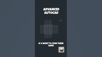 Advanced AutoCAD: MASTER the EXTRIM Command in Seconds! 😲🔥 #shorts