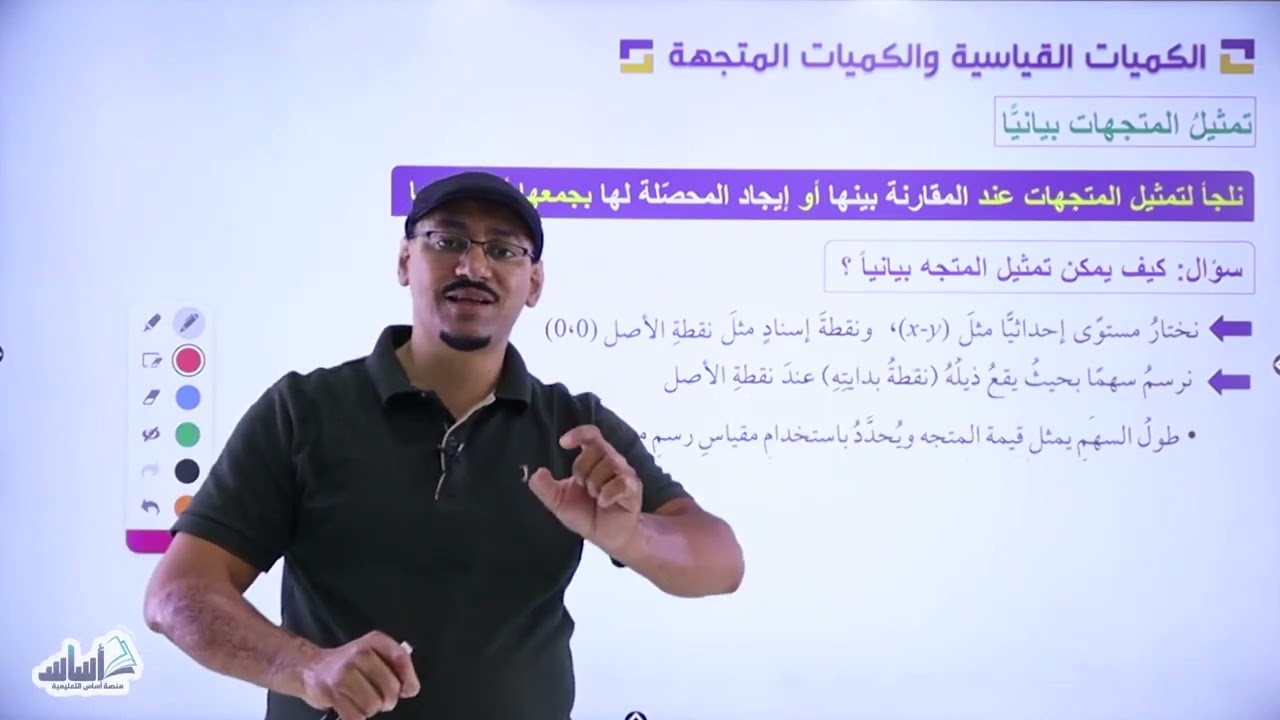 الصف العاشر 🔟 فيزياء 🧲 || الدرس 1: الكميات القياسية والكميات المتجهة (ج2) ✅ مع أ. #مهند_القرم 💪