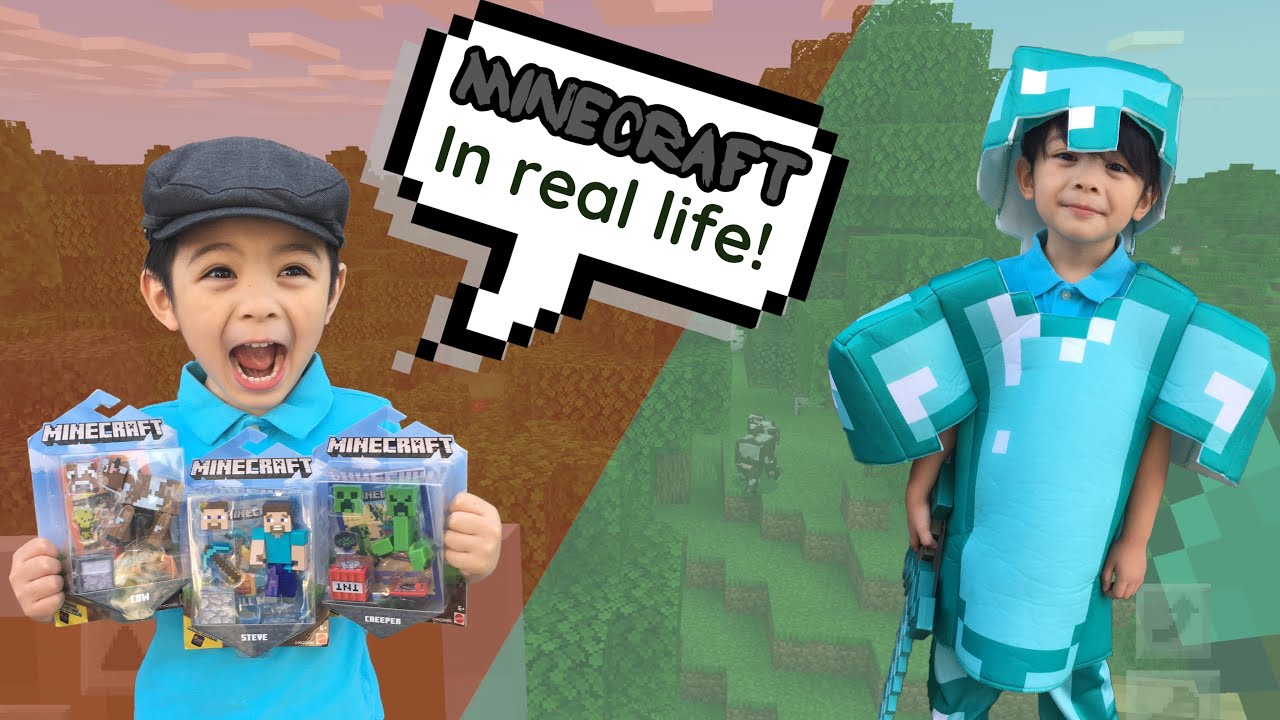 REAL LIFE Minecraft With Teddy | Ready Teddy Go - YouTube