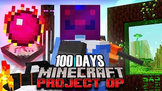 I Survived 100 Days in Project Overpowered Skyblock in Minecraft by MuffinatorMan 951,477 views 3 months ago 2 hours, 40 minutes