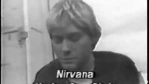 Nirvana: Krist Novoselic and Kurt Cobain Interview 1992