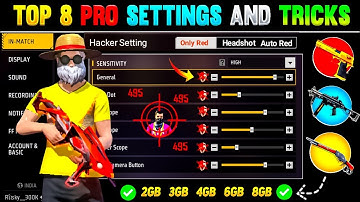 Free Fire Auto Headshot Trick 2025 Sensitivity | 2gb, 4gb, 6gb Ram Headshot Sensitivity Setting