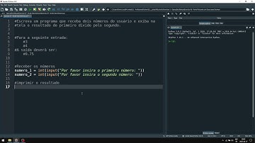 Programação Python –  Dividir dois Números