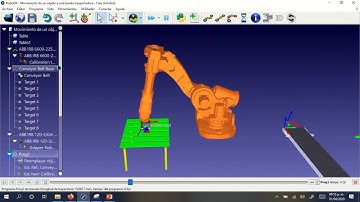 Programación de Robot Industrial-Mover un objeto de un lugar a otro-RoboDk-UPChipas