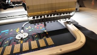 ZSK e-Textile embroidery machines incorporate sensors and flexible substrates