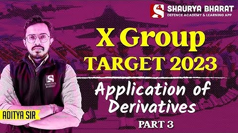Application of Derivatives (Part -3) | Air Force X Group - TARGET 2023 | Maths Class By Aditya Sir
