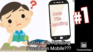 Details How to run Data File Handling of Python in Android or Mobiles  | (Class 12th CBSE/ICSE BOARD) News