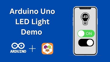 Arduino Uno LED Light Demo - Control with MIT App Inventor App!