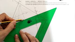 📐 Paralelismo y perpendicularidad en diédrico | PAU Extremadura 2025 (Ej. 2.1) 📐 Paralelismo y perpendicularidad en diédrico | PAU Extremadura 2025 (Ej. 2.1)