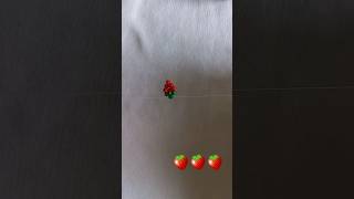 Strawberry🍓 how to make it #strawberry #beads #howto #shorts