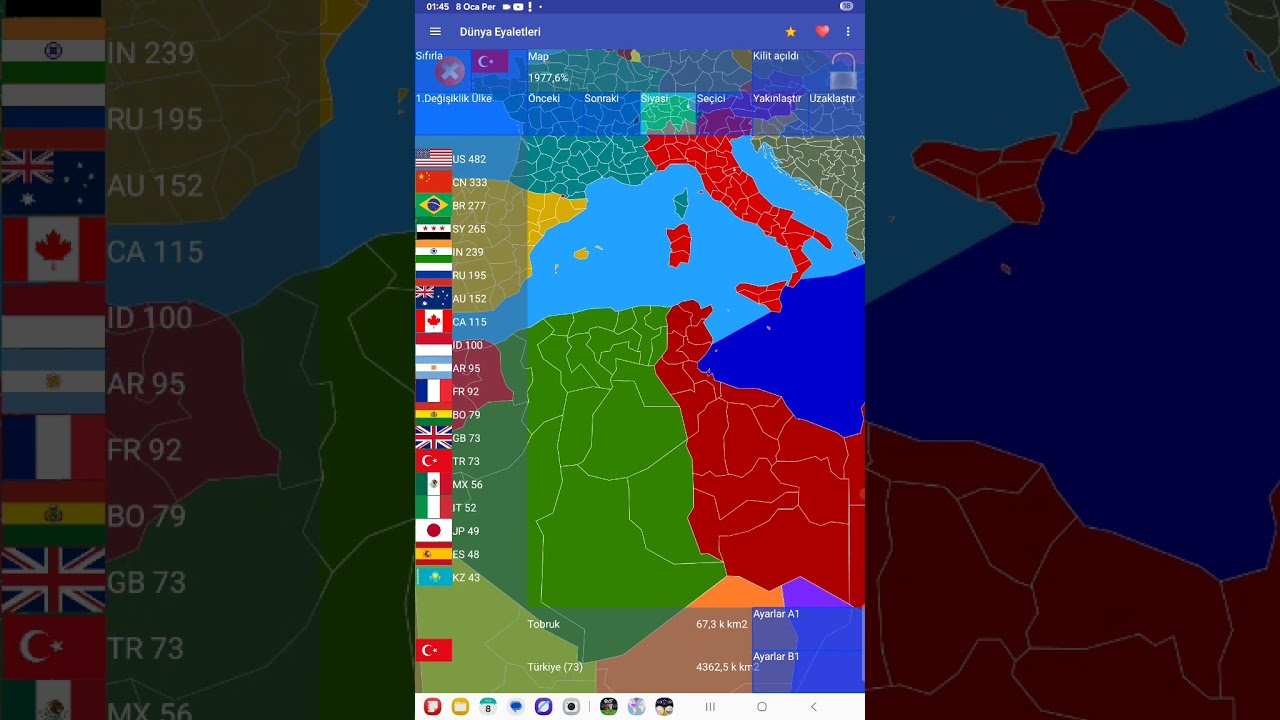 Türkiye Suriye yer değiştirdi