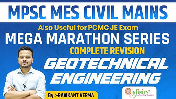 MPSC Civil Mains Exam | Geotechnical Engineering | Subjectwise IMP topic and MCQs | MES Civil Main