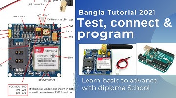 How to test and connect GSM module with Arduino Uno