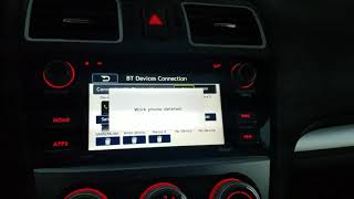 2017 Subaru CrossTrek Bluetooth issue