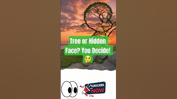 Your Brain Can’t Decide What It Sees — Tree or Hidden Face? #shorts #illusion #viral