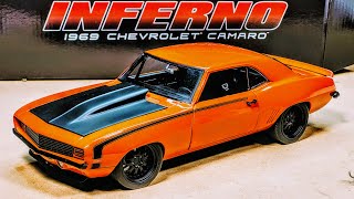 ACME 1:18 1969 Chevrolet Camaro Street Fighter - Inferno Orange