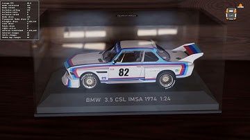 Autodesk VRED - BMW 3.5 CSL IMSA 1974 1:24