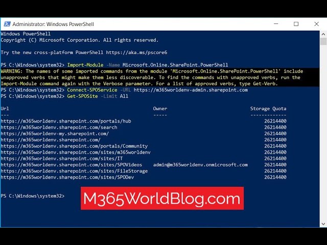 How to Run PowerShell Scripts for SharePoint Online? - SharePoint