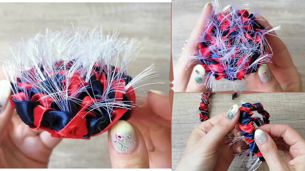 D.I.Y. Flower Brooch From Satin Ribbon