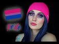 Bisexual Pride Inspired Makeup