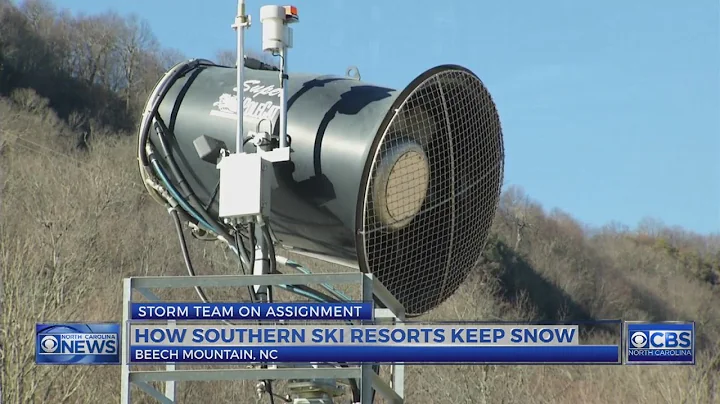 ‘Snow making’ allows ski resorts to stay open during mild winters