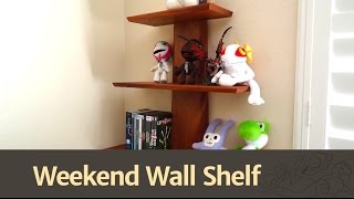 Original post on our site with additional comments: http://thewoodwhisperer.com/weekend-wall-shelf/ A simple and elegant 