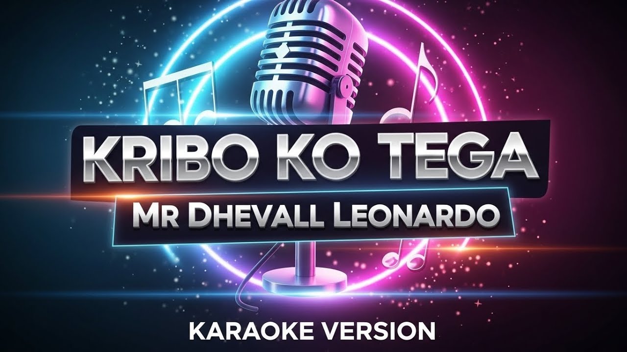Kribo Ko Tega – Mr Dhevall Leonardo | Karaoke Lagu Timur Nostalgia | Sedih & Romantis (Nada Standar)