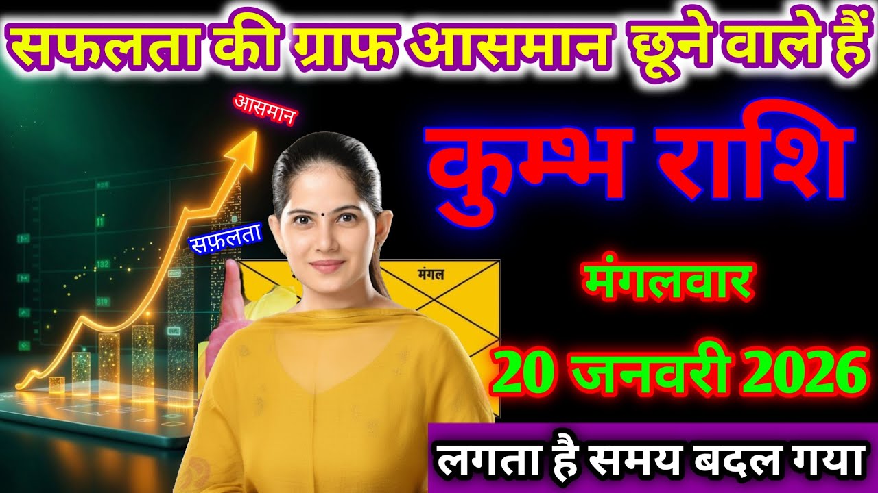 कुंभ राशि 18 जनवरी 2026 | सफलता की ग्राफ आसमान छूने वाले हैं,लगता है समय बदल गया । 