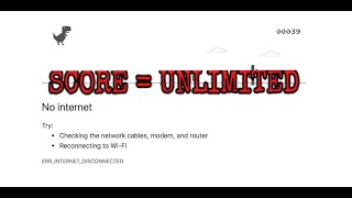 Google chrome dinosaur game [HACKED] | unlimited score | without touching any key. screenshot 3