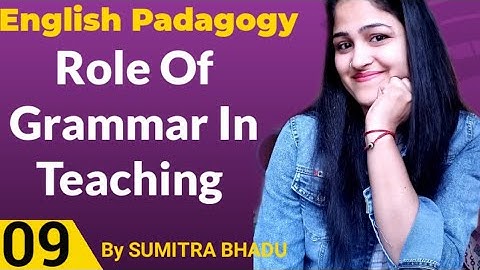 Target-CTET 2020| Role of grammar in teaching a language| English pedagogy for ctet