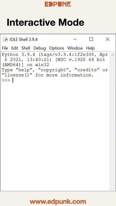 [Day 6] Execution Modes in Python | Learn Python | Light Mode ...
